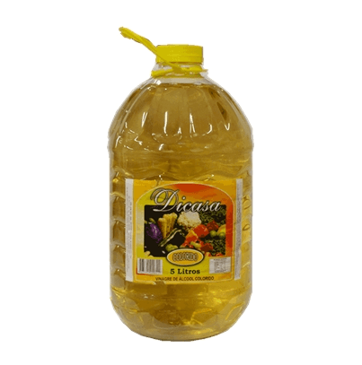 Vinagre de Álcool Colorido Dicasa 5l - 1 Unidade